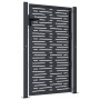 Puerta de jardín acero gris antracita diseño cuadrado 105x155cm de vidaXL, Puertas de jardín - Ref: Foro24-153193, Precio: 32...