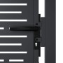 Puerta de jardín acero gris antracita diseño cuadrado 105x155cm de vidaXL, Puertas de jardín - Ref: Foro24-153193, Precio: 32...