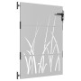 Puerta de jardín acero corten diseño hierba 85x125 cm de vidaXL, Puertas de jardín - Ref: Foro24-153222, Precio: 140,58 €, De...