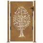 Gartentor aus Cortenstahl, Baumdesign, 105 x 155 cm von vidaXL, Gartentore - Ref: Foro24-153163, Preis: 202,07 €, Rabatt: %