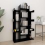 Librería de madera contrachapada negro 86x25,5x140 cm en Librerías y estanterías | Comprar online en Foru.es