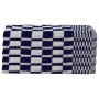 Juego de paños 10 unidades algodón azul y blanco de vidaXL, Toallas - Ref: Foro24-136288, Precio: 30,70 €, Descuento: %