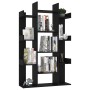 Librería de madera contrachapada negro 86x25,5x140 cm en Librerías y estanterías | Comprar online en Foru.es