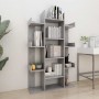 Librería de madera contrachapada gris hormigón 86x25,5x140 cm en Librerías y estanterías | Comprar online en Foru.es