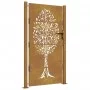 Corten steel garden gate tree design 105x205 cm by vidaXL, garden gates - Ref: Foro24-153219, Price: 281,63 €, Discount: %