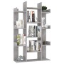 Librería de madera contrachapada gris hormigón 86x25,5x140 cm en Librerías y estanterías | Comprar online en Foru.es