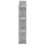 Librería de madera contrachapada gris hormigón 86x25,5x140 cm en Librerías y estanterías | Comprar online en Foru.es