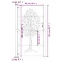 Corten steel garden gate tree design 105x205 cm by vidaXL, garden gates - Ref: Foro24-153219, Price: 281,63 €, Discount: %