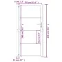 Gartentor aus Cortenstahl 105x205 cm von vidaXL, Gartentore - Ref: Foro24-153207, Preis: 287,59 €, Rabatt: %