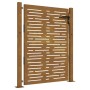 Puerta de jardín acero corten diseño cuadrado 105x130 cm de vidaXL, Puertas de jardín - Ref: Foro24-153252, Precio: 193,45 €,...