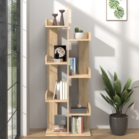 Estantería de madera de ingeniería roble Sonoma 48x25,5x140 cm en Librerías y estanterías | Comprar online en Foru.es