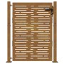 Puerta de jardín acero corten diseño cuadrado 105x130 cm de vidaXL, Puertas de jardín - Ref: Foro24-153252, Precio: 193,45 €,...