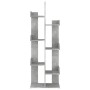 Estantería de madera de ingeniería gris hormigón 48x25,5x140 cm en Librerías y estanterías | Comprar online en Foru.es