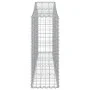 Cesta de gaviones forma arco hierro galvanizado 200x30x80/100cm de vidaXL, Maceteros y jardineras - Ref: Foro24-153384, Preci...