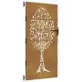 Gartentor aus Cortenstahl, Baumdesign, 85 x 200 cm von vidaXL, Gartentore - Ref: Foro24-153213, Preis: 199,01 €, Rabatt: %