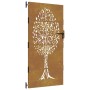 Puerta de jardín acero corten diseño árbol 85x200 cm de vidaXL, Puertas de jardín - Ref: Foro24-153213, Precio: 204,42 €, Des...