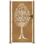 Gartentor aus Cortenstahl, Baumdesign, 105 x 180 cm von vidaXL, Gartentore - Ref: Foro24-153218, Preis: 252,51 €, Rabatt: %