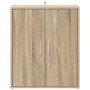 Mueble zapatero madera de ingeniería roble Sonoma 60x35x70 cm en Zapateros y organizadores de calzado | Comprar online en Foru.e