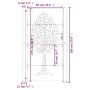 Gartentor aus Cortenstahl, Baumdesign, 105 x 180 cm von vidaXL, Gartentore - Ref: Foro24-153218, Preis: 252,51 €, Rabatt: %