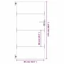 Puerta de jardín acero corten 85x175 cm de vidaXL, Puertas de jardín - Ref: Foro24-153260, Precio: 175,92 €, Descuento: %
