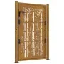 Gartentor aus Cortenstahl, Bambusdesign, 105 x 130 cm von vidaXL, Gartentore - Ref: Foro24-153186, Preis: 229,85 €, Rabatt: %
