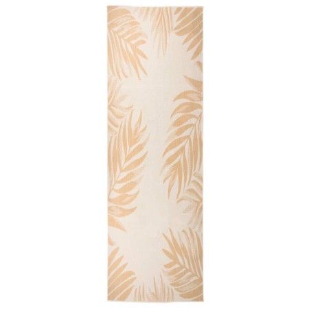 Alfombra de exterior tejido plano estampado de hoja 80x250 cm de vidaXL, Alfombras - Ref: Foro24-340856, Precio: 35,84 €, Des...