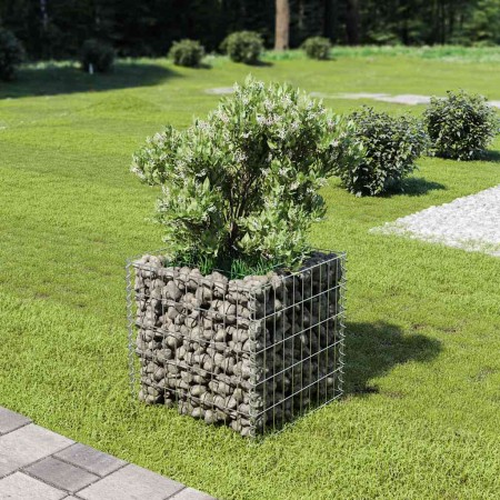 Arriate de gaviones de acero 50x50x50 cm en Macetas y jardineras | Comprar online en Foru.es