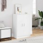 Mueble zapatero de madera contrachapada blanco 60x35x92 cm en Zapateros y organizadores de calzado | Comprar online en Foru.es