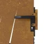Corten steel garden gate grass design 85x150 cm by vidaXL, garden gates - Ref: Foro24-153223, Price: 154,17 €, Discount: %