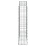 Cesta gaviones forma arco hierro galvanizado 200x30x140/160 cm de vidaXL, Maceteros y jardineras - Ref: Foro24-153387, Precio...