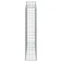 Cesta gaviones forma arco hierro galvanizado 200x30x140/160 cm de vidaXL, Maceteros y jardineras - Ref: Foro24-153387, Precio...