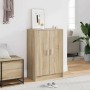 Mueble zapatero madera contrachapada roble Sonoma 60x35x92 cm en Zapateros y organizadores de calzado | Comprar online en Foru.e