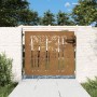 Puerta de jardín acero corten diseño bambú 85x100 cm de vidaXL, Puertas de jardín - Ref: Foro24-153233, Precio: 107,77 €, Des...