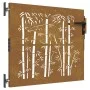 Gartentor aus Cortenstahl, Bambusdesign, 85 x 100 cm von vidaXL, Gartentore - Ref: Foro24-153233, Preis: 113,74 €, Rabatt: %