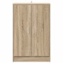 Mueble zapatero madera contrachapada roble Sonoma 60x35x92 cm en Zapateros y organizadores de calzado | Comprar online en Foru.e