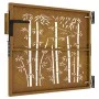 Gartentor aus Cortenstahl, Bambusdesign, 85 x 100 cm von vidaXL, Gartentore - Ref: Foro24-153233, Preis: 113,74 €, Rabatt: %