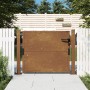 Puerta de jardín acero corten 105x105 cm de vidaXL, Puertas de jardín - Ref: Foro24-153203, Precio: 163,57 €, Descuento: %