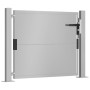 Puerta de jardín acero corten 105x105 cm de vidaXL, Puertas de jardín - Ref: Foro24-153203, Precio: 163,57 €, Descuento: %