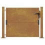 Puerta de jardín acero corten 105x105 cm de vidaXL, Puertas de jardín - Ref: Foro24-153203, Precio: 163,57 €, Descuento: %