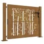 Gartentor aus Cortenstahl, Bambusdesign, 105 x 80 cm von vidaXL, Gartentore - Ref: Foro24-153238, Preis: 126,38 €, Rabatt: %