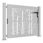 Puerta de jardín acero corten diseño bambú 105x80 cm de vidaXL, Puertas de jardín - Ref: Foro24-153238, Precio: 129,43 €, Des...
