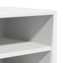 Mueble zapatero de madera contrachapada blanco 60x35x70 cm en Zapateros y organizadores de calzado | Comprar online en Foru.es