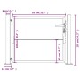 Puerta de jardín acero corten 105x105 cm de vidaXL, Puertas de jardín - Ref: Foro24-153203, Precio: 163,57 €, Descuento: %