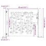Gartentor aus Cortenstahl, Bambusdesign, 105 x 80 cm von vidaXL, Gartentore - Ref: Foro24-153238, Preis: 126,38 €, Rabatt: %