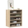 Mueble zapatero de madera contrachapada color roble 60x35x70 cm en Zapateros y organizadores de calzado | Comprar online en Foru