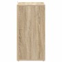 Mueble zapatero de madera contrachapada color roble 60x35x70 cm en Zapateros y organizadores de calzado | Comprar online en Foru