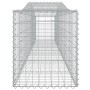 Cesta de gaviones forma arco hierro galvanizado 400x50x60/80 cm de vidaXL, Maceteros y jardineras - Ref: Foro24-153413, Preci...