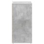 Mueble zapatero madera contrachapada gris hormigón 60x35x70 cm en Zapateros y organizadores de calzado | Comprar online en Foru.