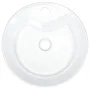 Lavabo redondo de cerámica blanco 40x14,5 cm de vidaXL, Lavabos - Ref: Foro24-153339, Precio: 68,46 €, Descuento: %