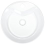 Lavabo redondo de cerámica blanco 40x14,5 cm de vidaXL, Lavabos - Ref: Foro24-153339, Precio: 69,28 €, Descuento: %